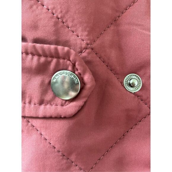 Magaschoni Full Zip Diamond Quilted Vest Women’s Maroon Size Medium - Picture 7 of 7